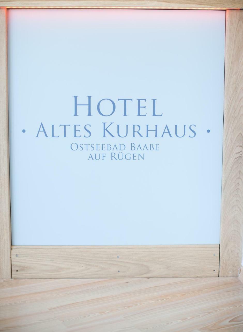 Hotel Altes Kurhaus Baabe Eksteriør billede